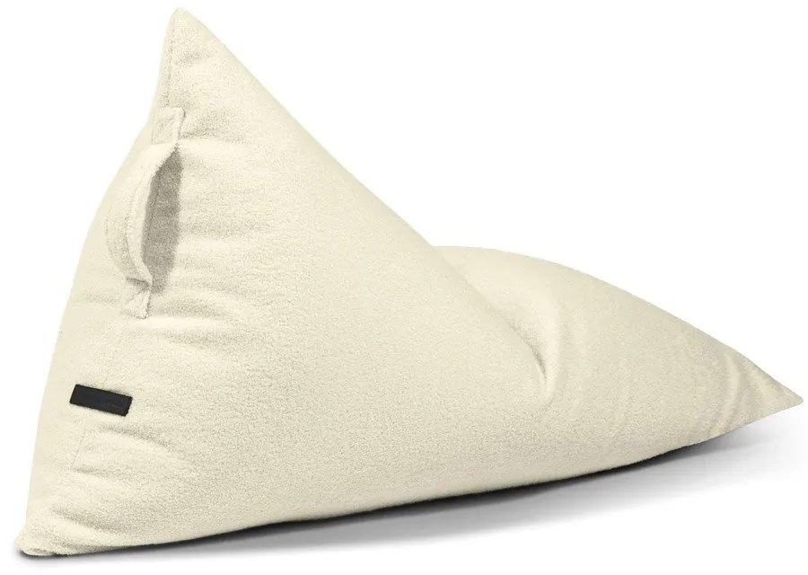 Hnedý detský sedací vak z textílie buklé Razzy – SLOWDOWN