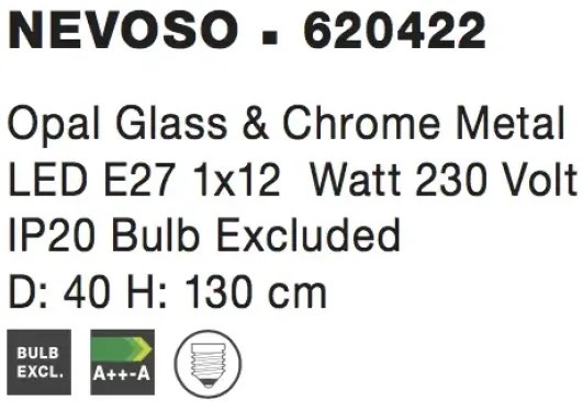 Retro luster Nevoso A 40 biele