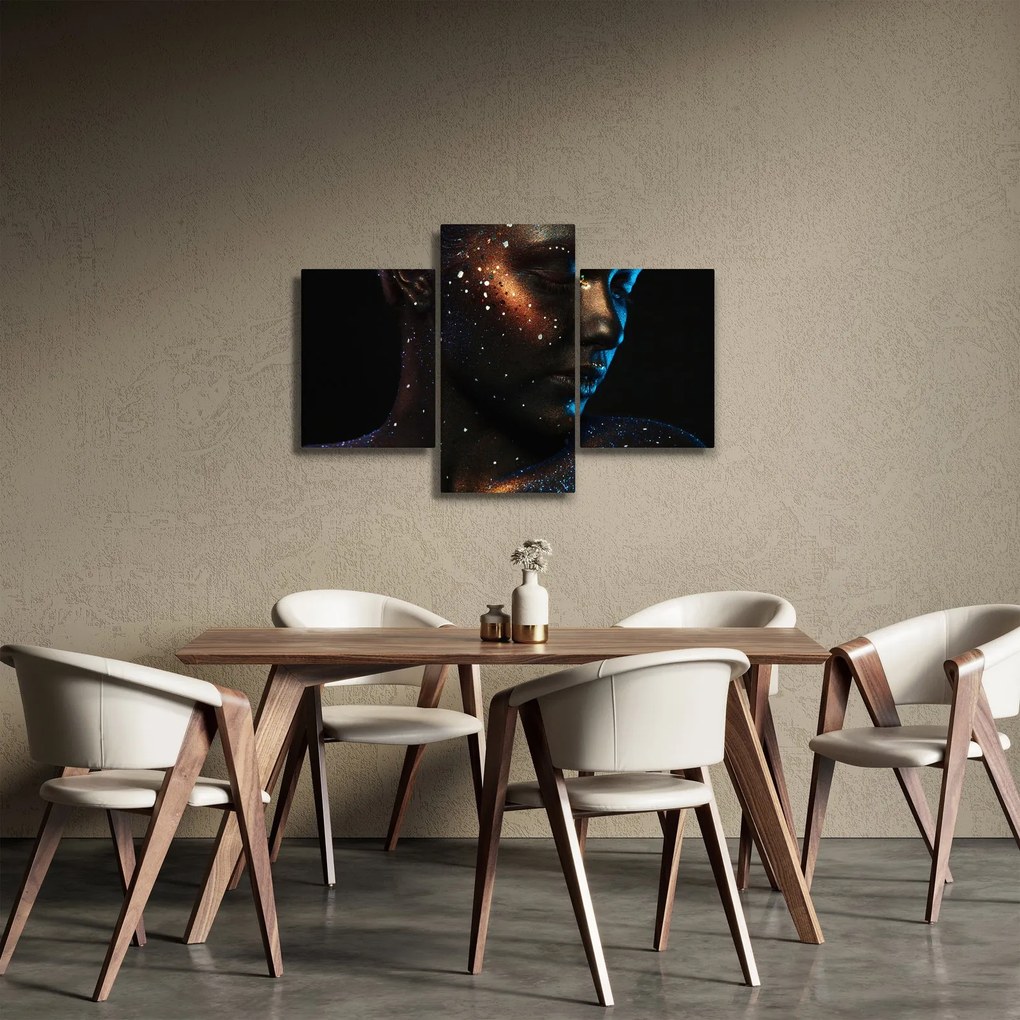 Trblietavý obraz ženy (90x60 cm)