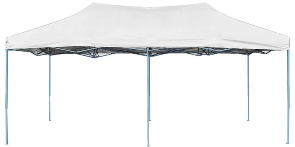 vidaXL Profesionálny skladací párty stan 3x6 m, oceľ, biely