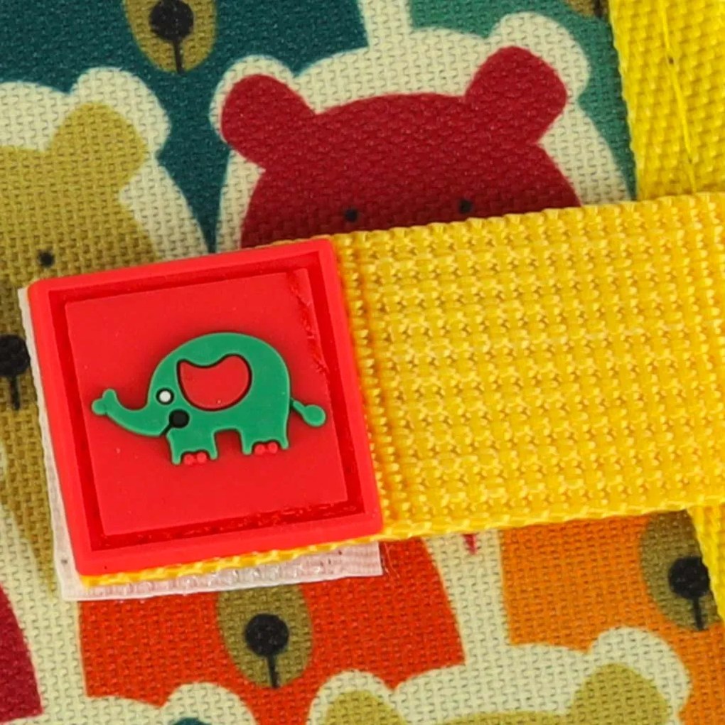 KIK Prenosný kriedový skicár Medvedík – vodotesný, umývateľné kriedové fixky, 14 strán