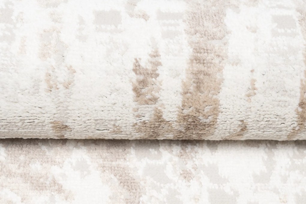 TA Koberec D149E WHITE/VIZON PORTLAND Biely Obdĺžnikový Rozmer: 80x150 cm
