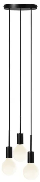 Nordlux - závesné svietidlo na lane PACO 3×E27/25W/230V čierne