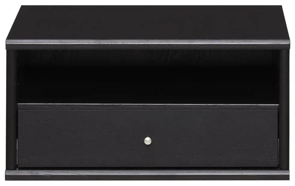 Čierny závesný nočný stolík s poličkami Mistral - Hammel Furniture
