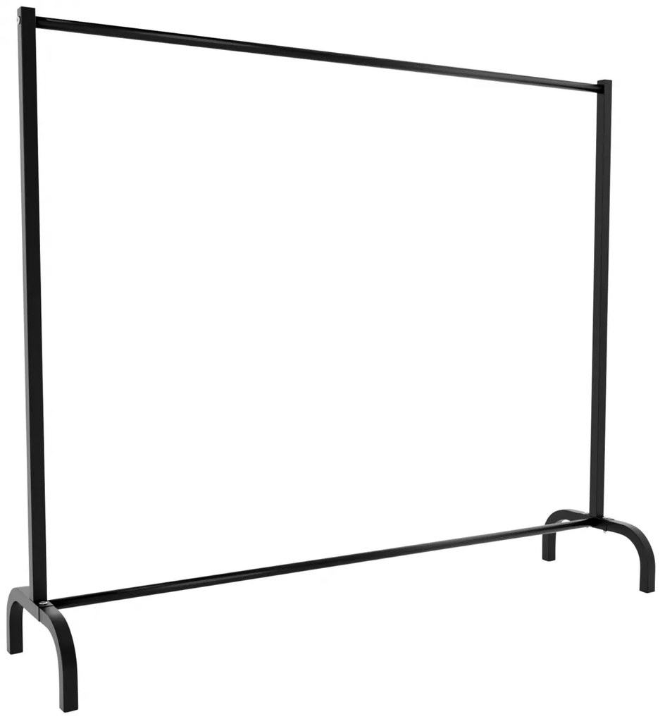 Stojan na oblečenie Lara 150x38x120 - Čierna