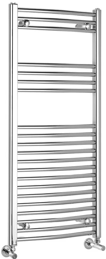 Aqualine, ALYA vykurovacie teleso oblé 500x1118mm, 428W, chróm, 1110-05