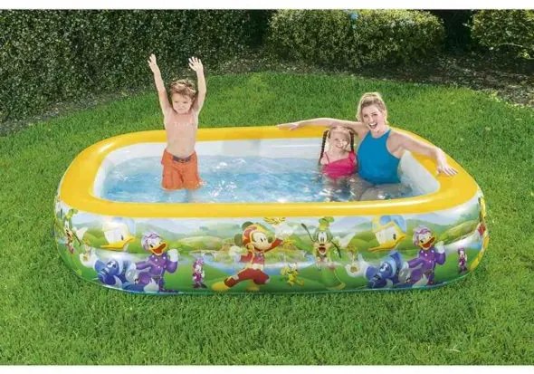 BESTWAY Detský nafukovací bazén Bestway Mickey Mouse Roadster rodinný