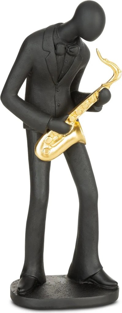 DEKORAČNÁ SOŠKA RICO 15X11X36 CM ČIERNA