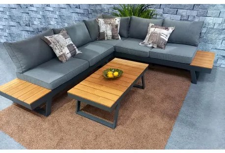Doppler LIVORNO LOUNGE set - rohové záhradné sedenie