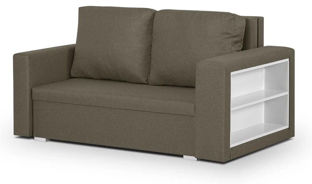 Pohovka pre 2 osoby s funkciou spania DOLAR 1 Svetlo hnedá