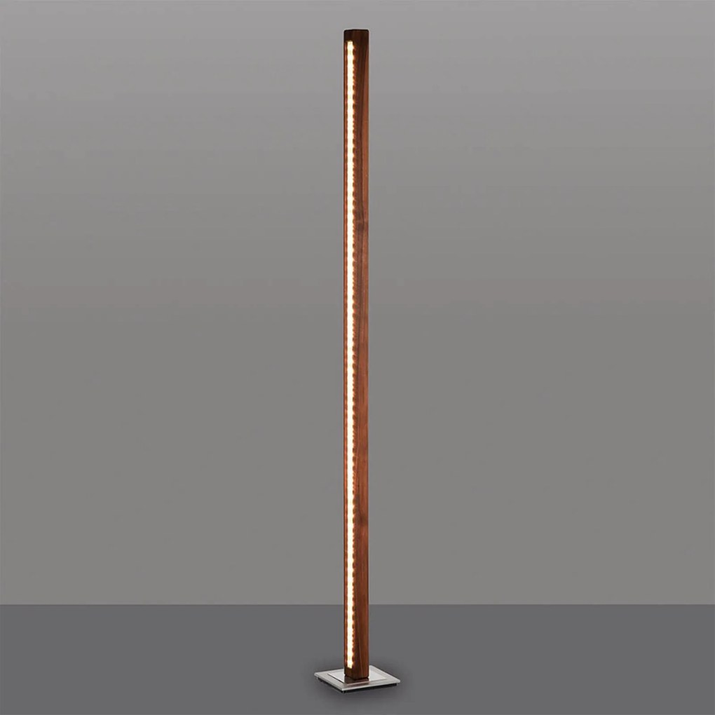 HerzBlut Leonora stojaca LED lampa 122,5 cm orech
