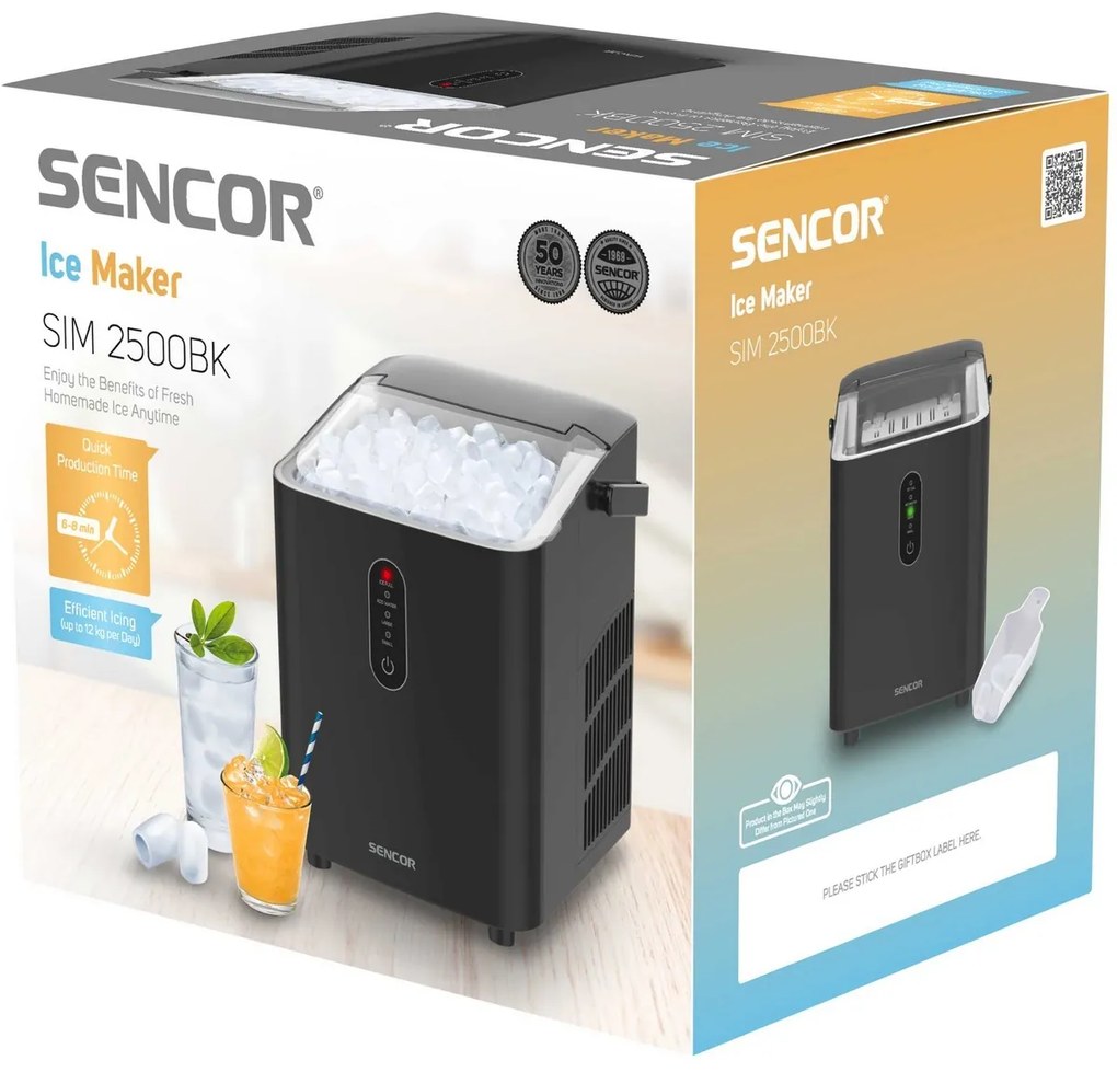 Sencor SIM 2500BK výrobník ľadu