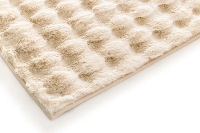 Kúpeľňový koberček Bubbles béžový