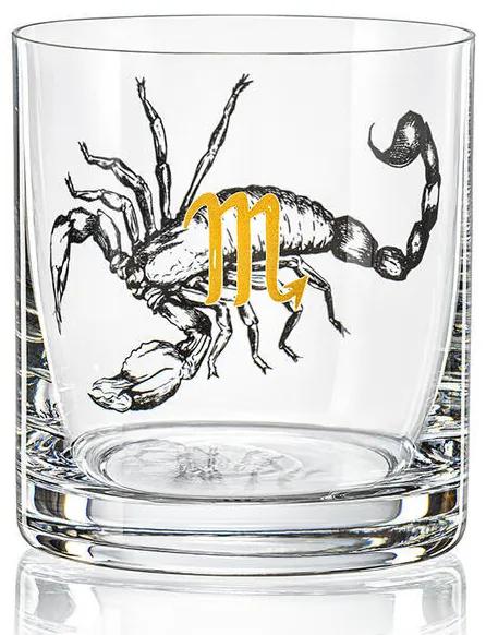 Crystalex poháre v znamení zverokruhu Škorpióna 280 ml 1KS