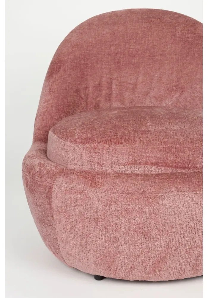 Ružové kreslo Nash – White Label