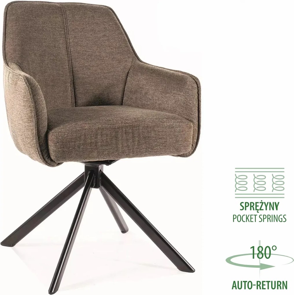 SI Stolička Notti Brego olivový