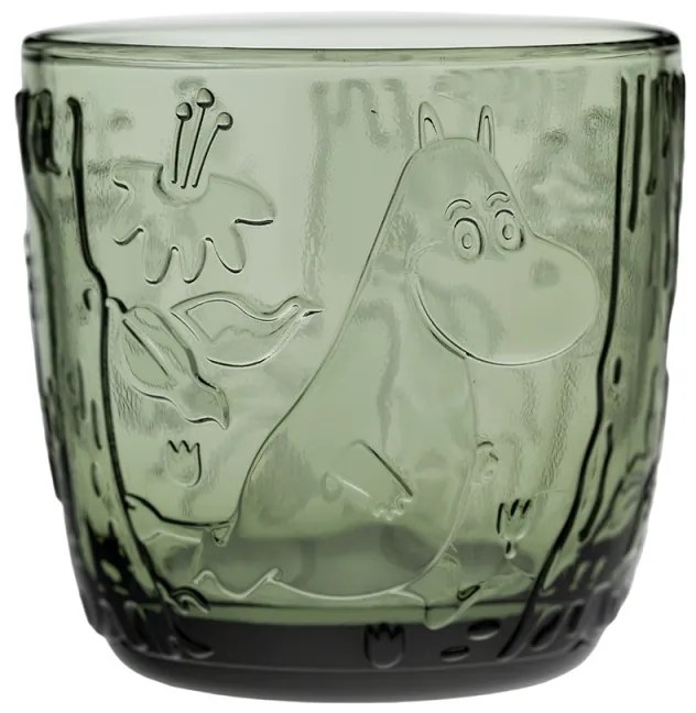 Pohár Moomin 0,28l, 2ks / zelený pine