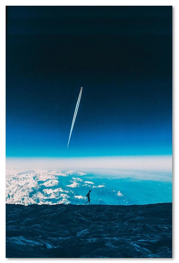Gario Obraz na plátne Ticho v oblakoch - Rokibul Hasan Rozmery: 40 x 60 cm