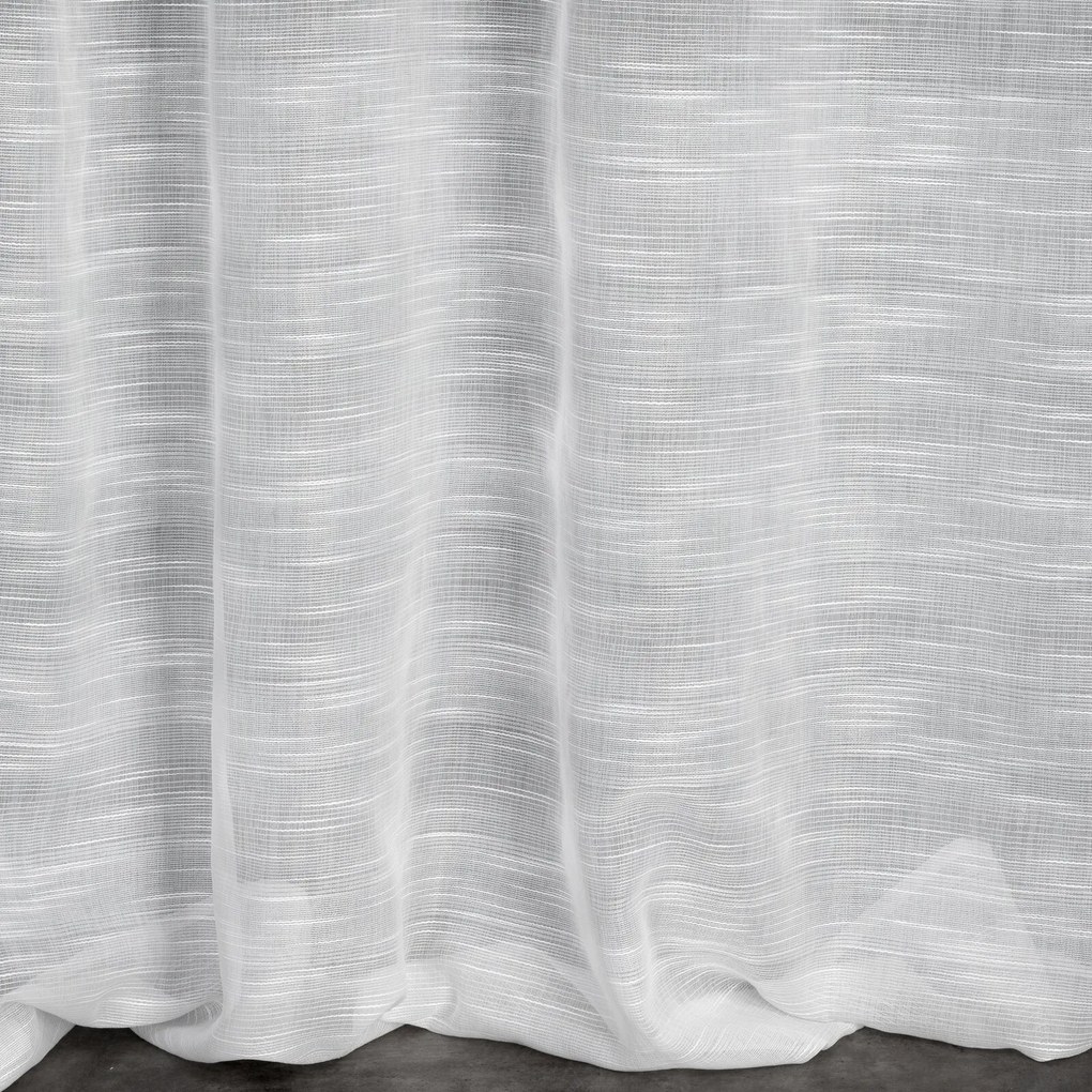 ZÁCLONA NA KRÚŽKOCH ASTERA 140X250 CM BIELA