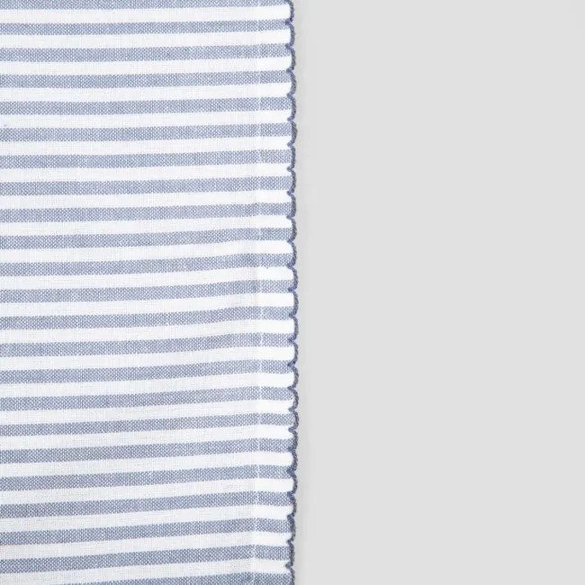 Sada kuchynských utierok ANDIE modrá s volánikmi a pruhmi 741029