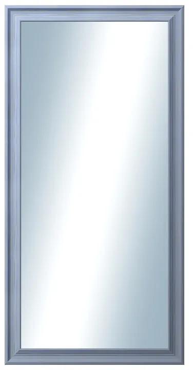 DANTIK - Zrkadlo v rámu, rozmer s rámom 50x100 cm z lišty KOSTELNÍ malá modrá (3166)