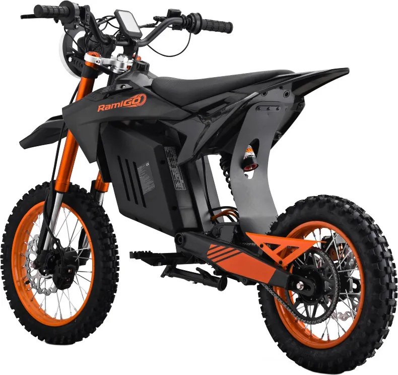 Ramiz Detský elektrický motocykel E-RIDER X čierny