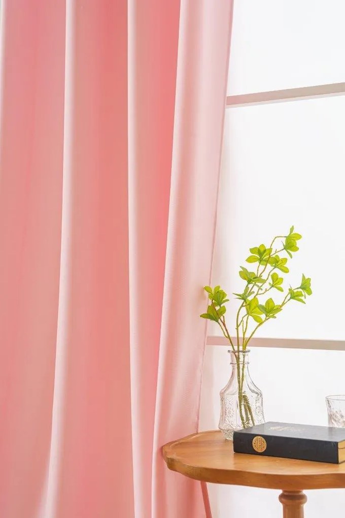 Záves OXFORD LIGHT 140x250 cm, ružový Zavesenie: Riasiaca páska