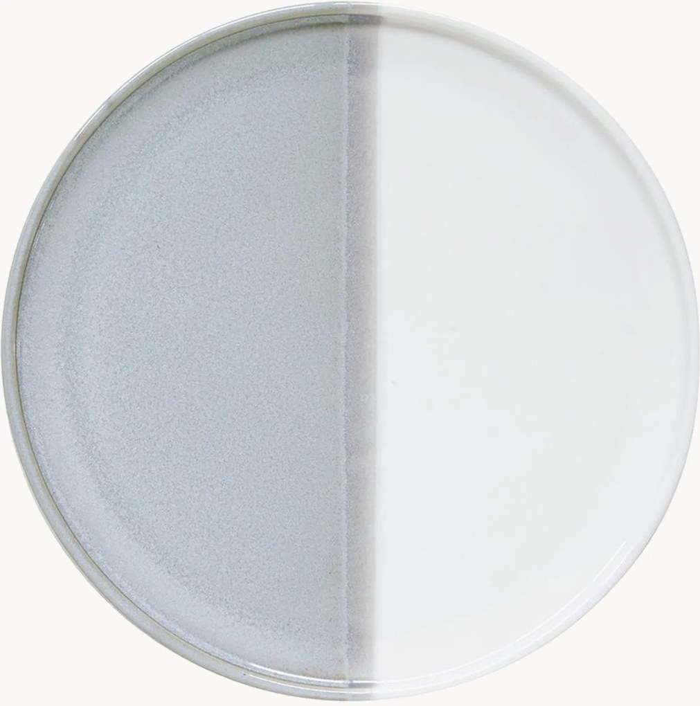 Porcelánové raňajkové taniere Double, 4 ks