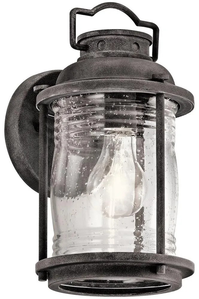 Elstead KL-ASHLANDBAY2-S -Vonkajšie nástenné svietidlo ASHLAND 1xE27/60W/230V IP44