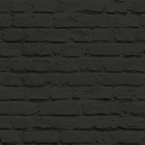 Vliesové tapety na stenu Just Like It tehla čierna a nátěrom J66519, rozmer 10,05 m x 0,53 m, UGEPA