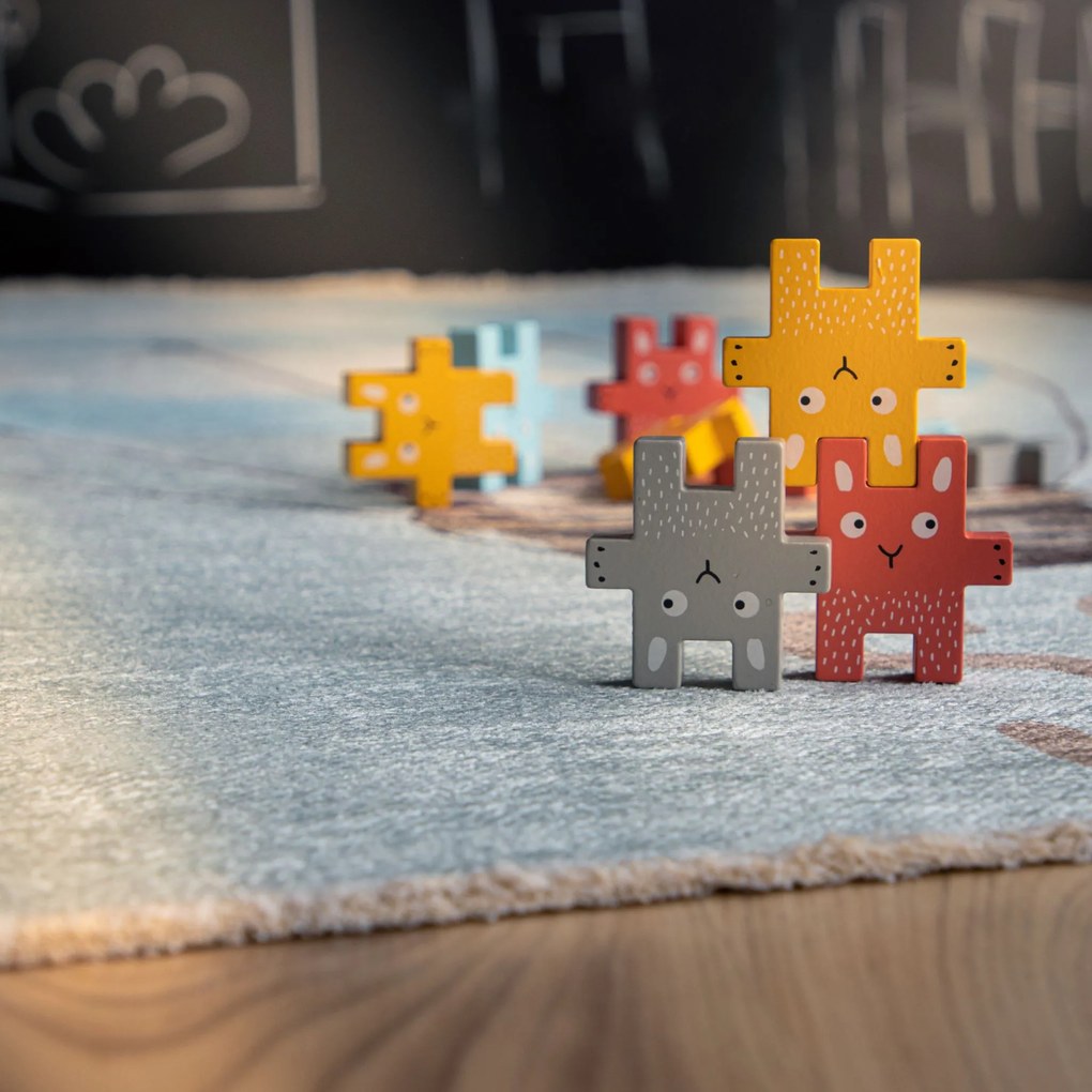 Obsession, Kusový koberec My Greta 601 shhh, 115x170, modrá, detská izba