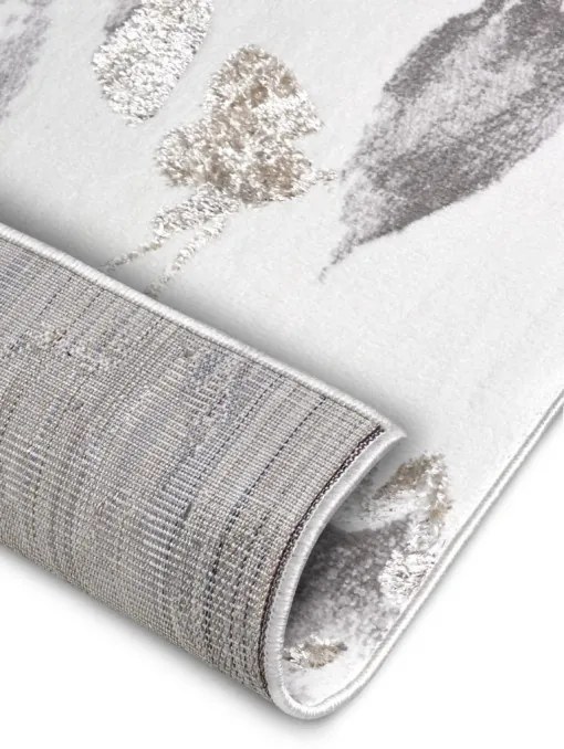Koberec Hanse Home Shine Floral biely / sivý / hnedý
