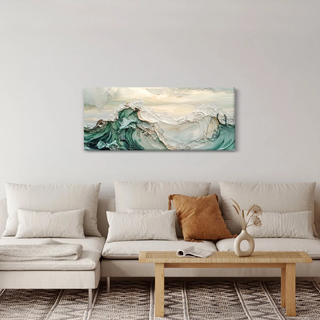 Obraz - 3D abstrakcie mora (120x50 cm)