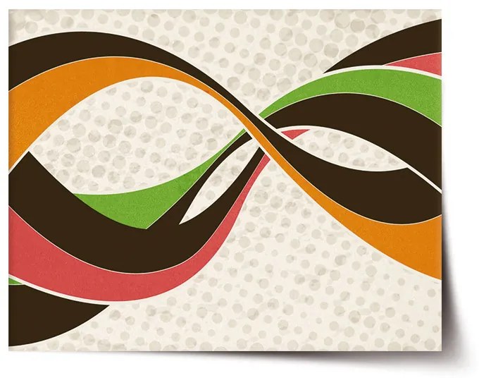 Sablio Plagát Retro abstrakcia - 60x40 cm
