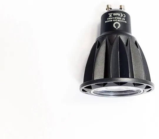 Ledco LED bodová žiarovka 5W, GU10, 24V DC, 60°, 550lm, 4000K, neutrálna biela, stmievateľná
