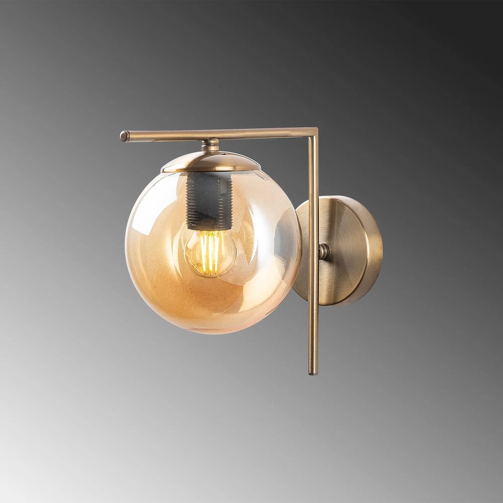 Nástěnná lampa Antique I zlatá