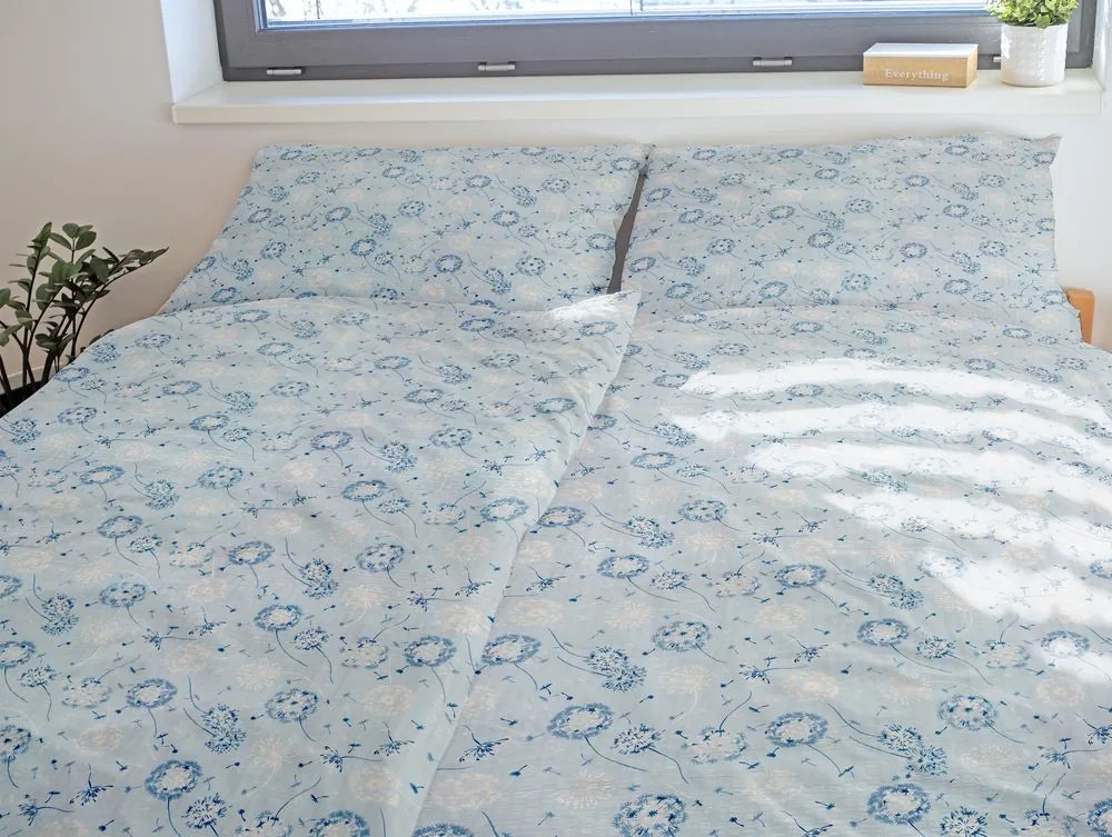 Polášek Krepové obliečky Púpava - 140 x 220 cm / 70 x 90 cm