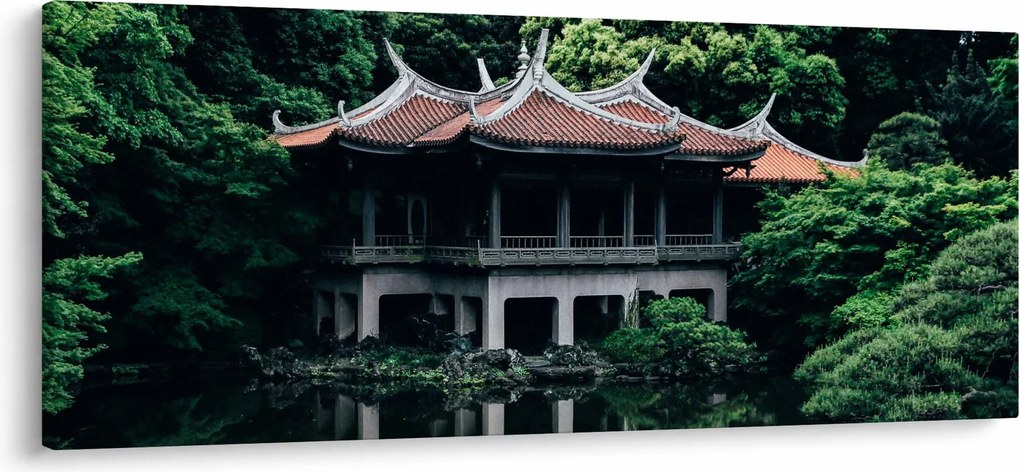 Obraz z japonskej národnej záhrady (120x50 cm)