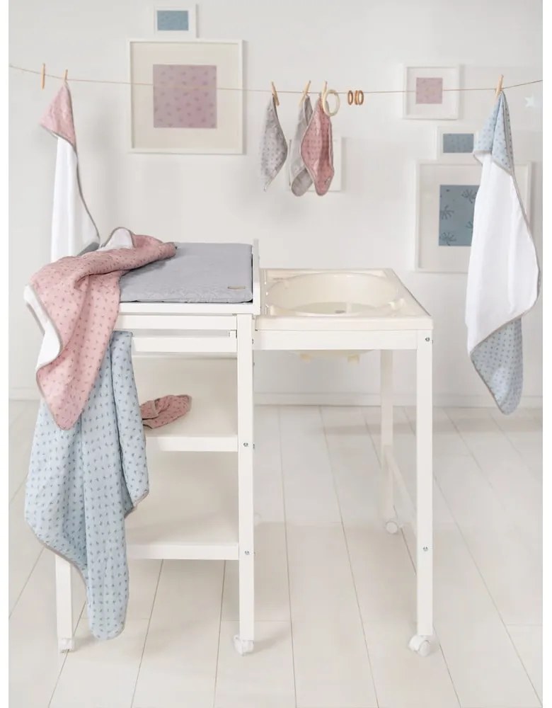 Biely prebaľovací pult Style grau – Roba