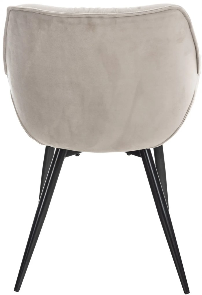Stolička Tanna - zamat - Sivá