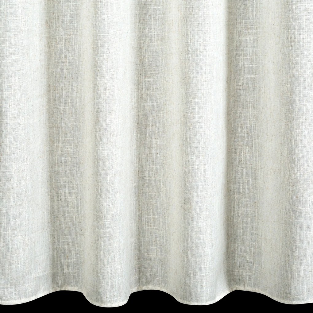 ZÁVES NA KRÚŽKOCH ELINA 140X250 CM PRÍRODNÁ