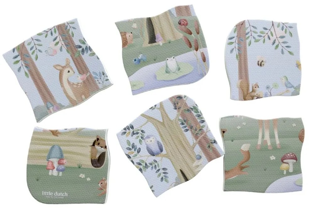 Puzzle do kúpeľa Forest Friends
