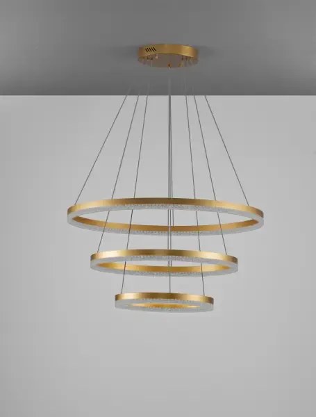 LED luster Adria 3 zlaté