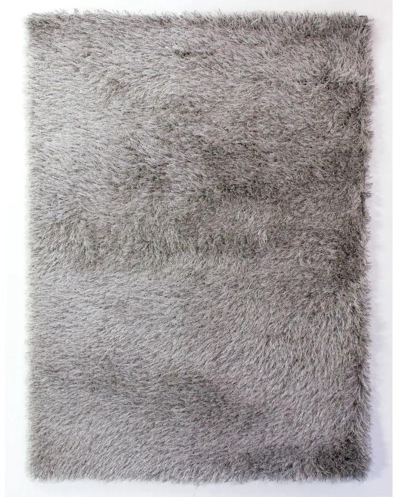 Sivý koberec Flair Rugs Dazzle Silver, 80 × 150 cm