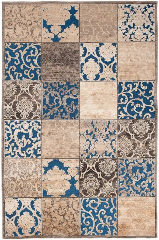 Kusový koberec Samedi modrý, Velikosti 120x170cm