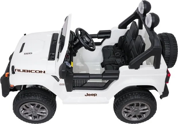 Elektrické autíčko Jeep Wrangler Rubicon LIFT biele