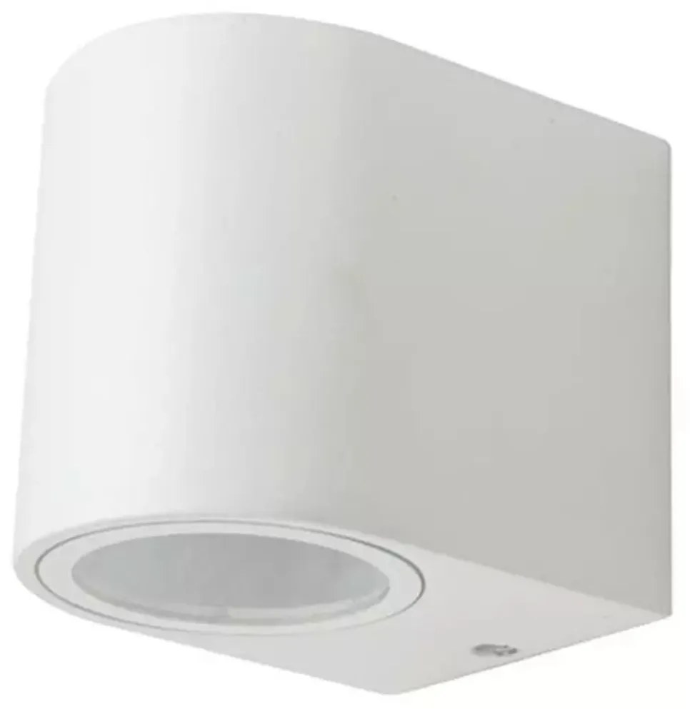 LED Solution Biele fasádne svietidlo guľaté GU10 7540