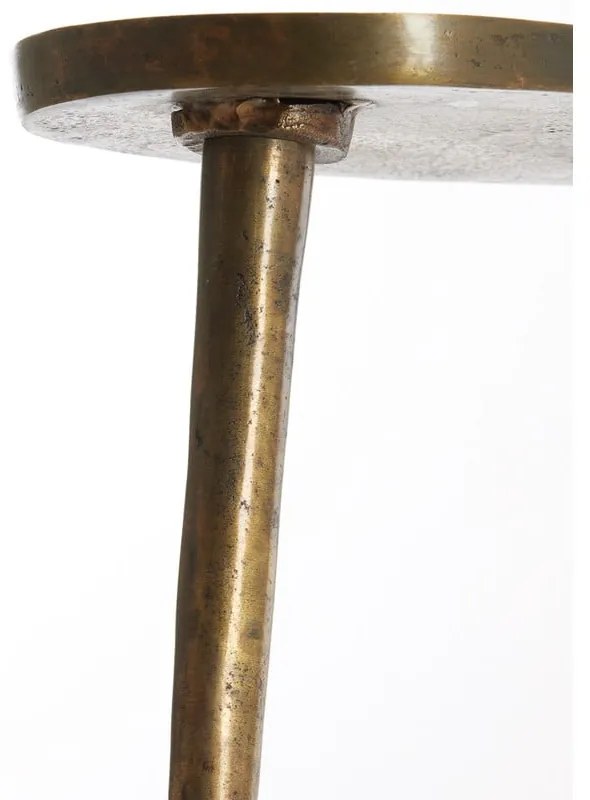 Kovový odkladací stolík 30x53 cm Lienz – Light &amp; Living