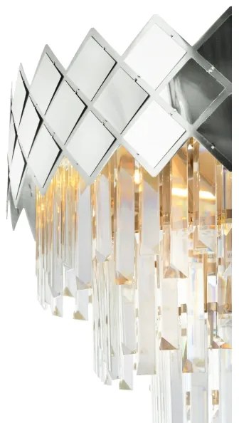 Luster na tyči CARISMA 9xE14/40W/230V matný chróm