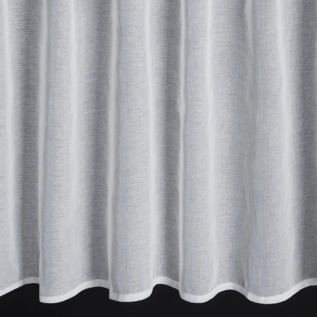 KRÁTKA ZÁCLONA NA PÚTKACH SEVILLA 150X60 CM BIELA